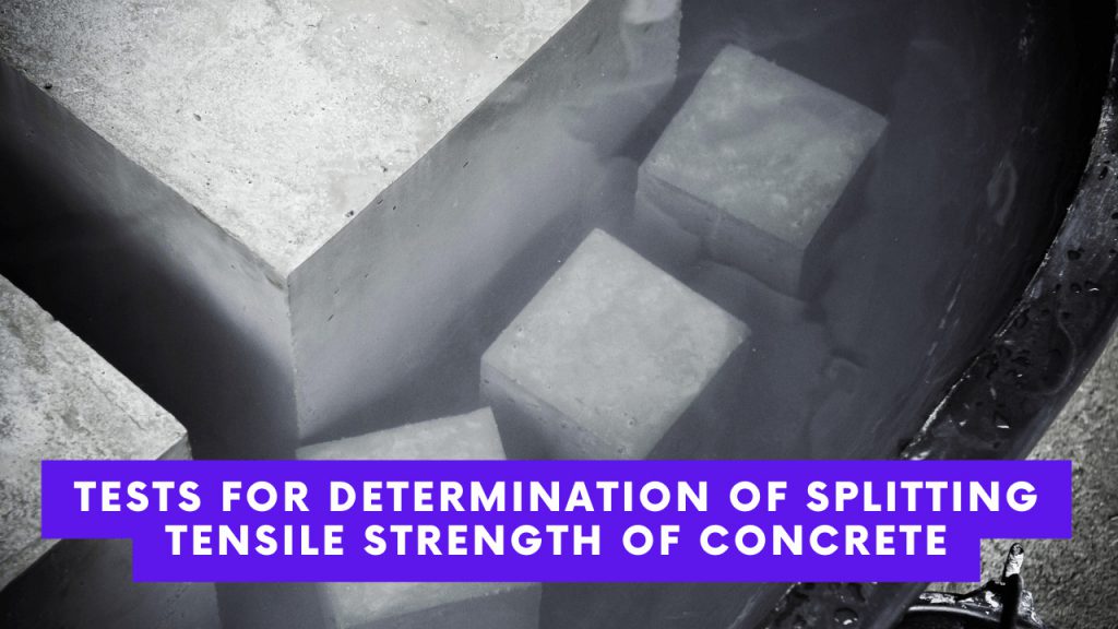 Tensile Strength Determination Of Concrete Splitting Construction How