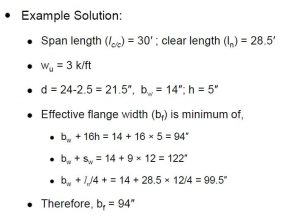 Design Of T And L Beam In Flexure. - Construction How