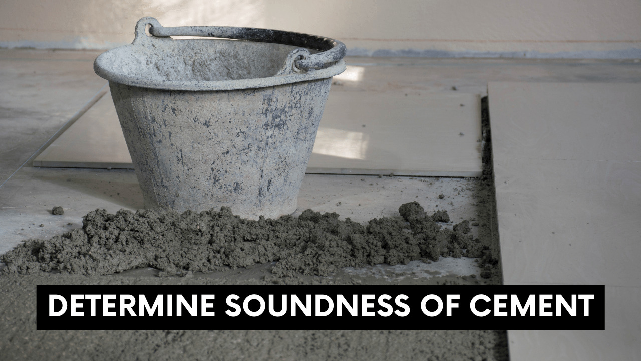 To determine soundness of cement by Le-Chatelier’s apparatus