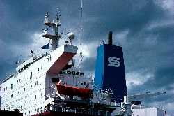 hulls of ships (such as tankers and ferries) are made from a special quality of steel plate