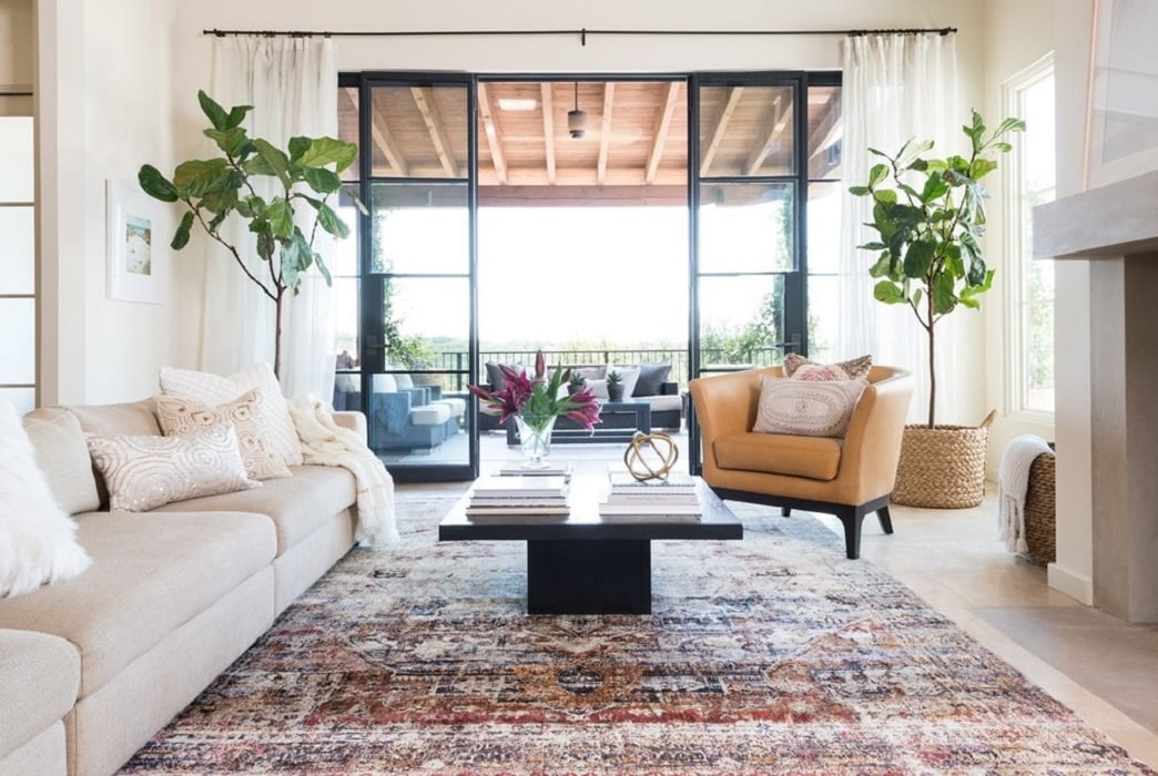 Rug Ideas for Living Room: Oushak Rugs