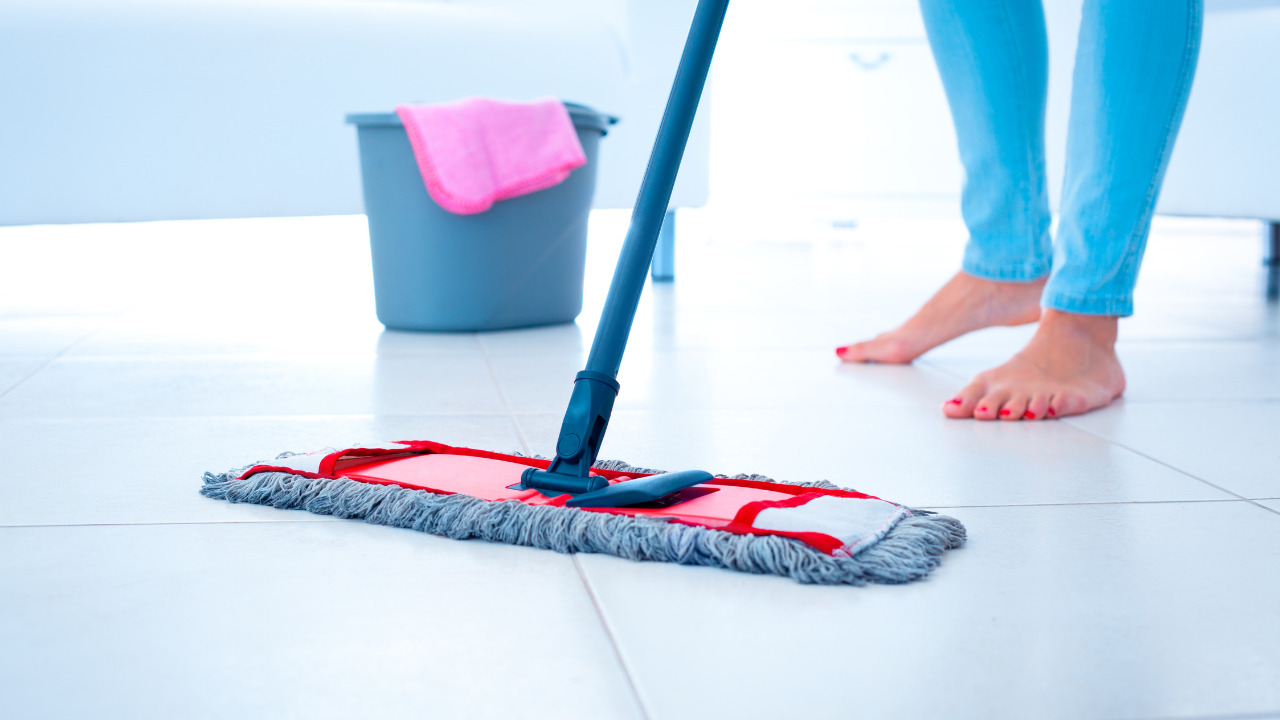 Mop The Floor With Fabuloso Diluted Solution