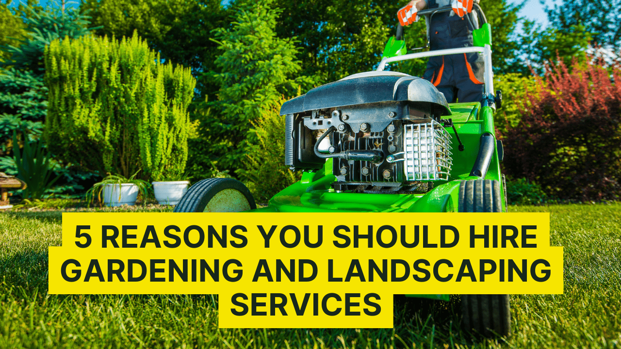 5 Reasons You Should Hire Gardening and Landscaping Services