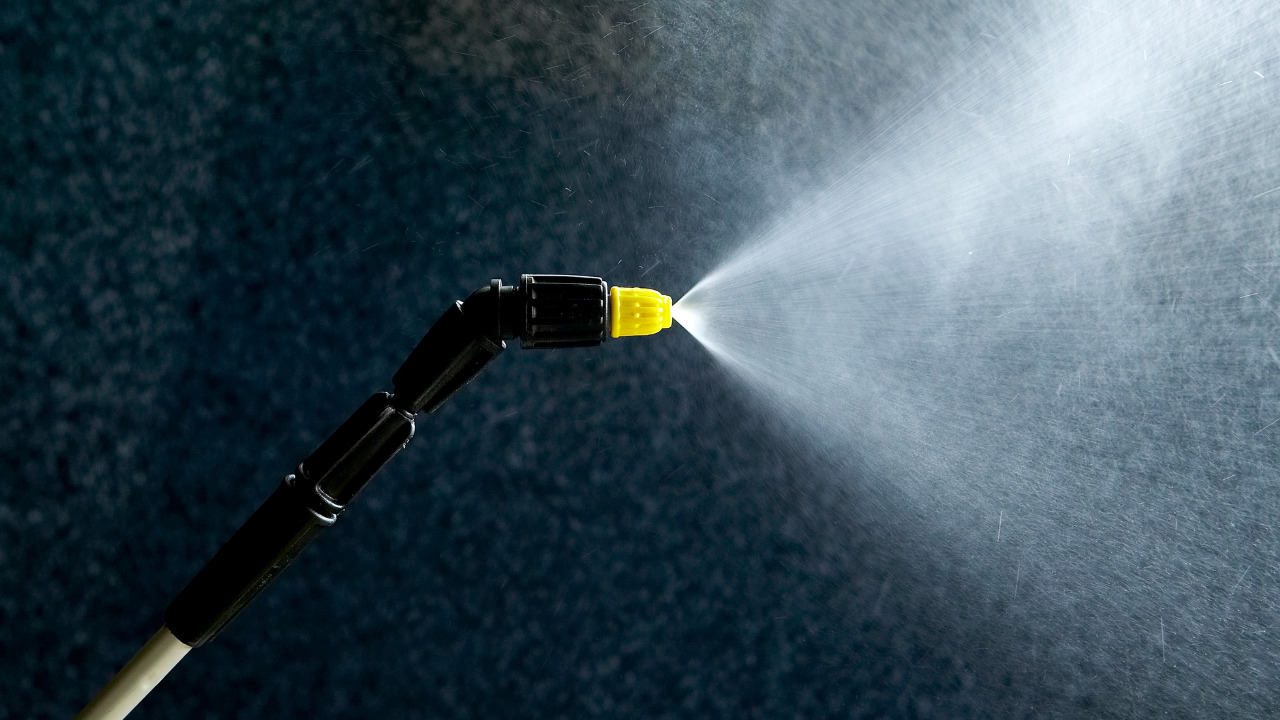 Use A Pressure Washer With Zero Degree Nozzle