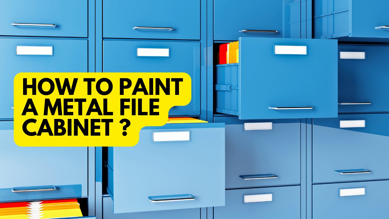 How To Paint A Metal File Cabinet?