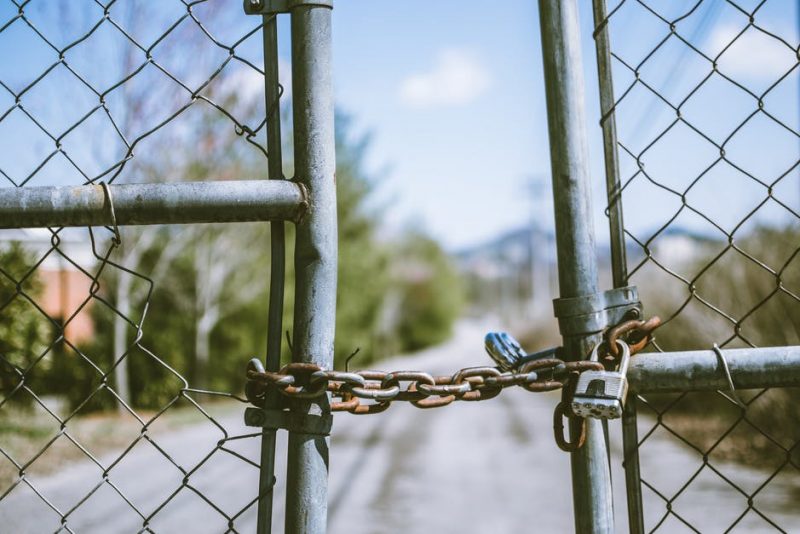  A Chain Link Fence at Home