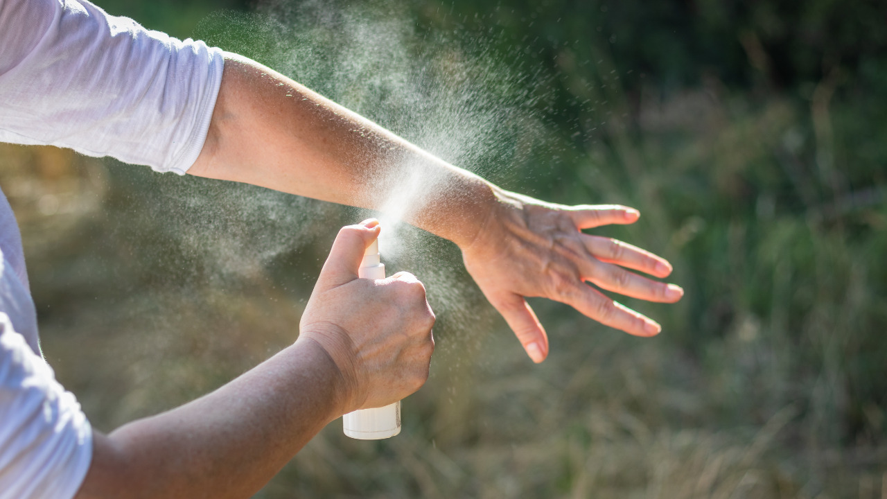 Apply Bug Repellent To Your Body Or Clothing.