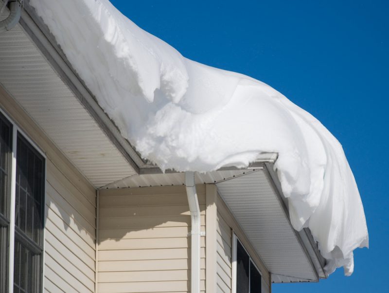 A House View in Winter