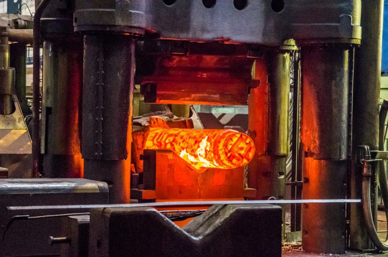 A Picture Of Hot forging