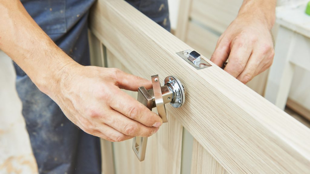 How To Drill Out A Door Lock Construction How