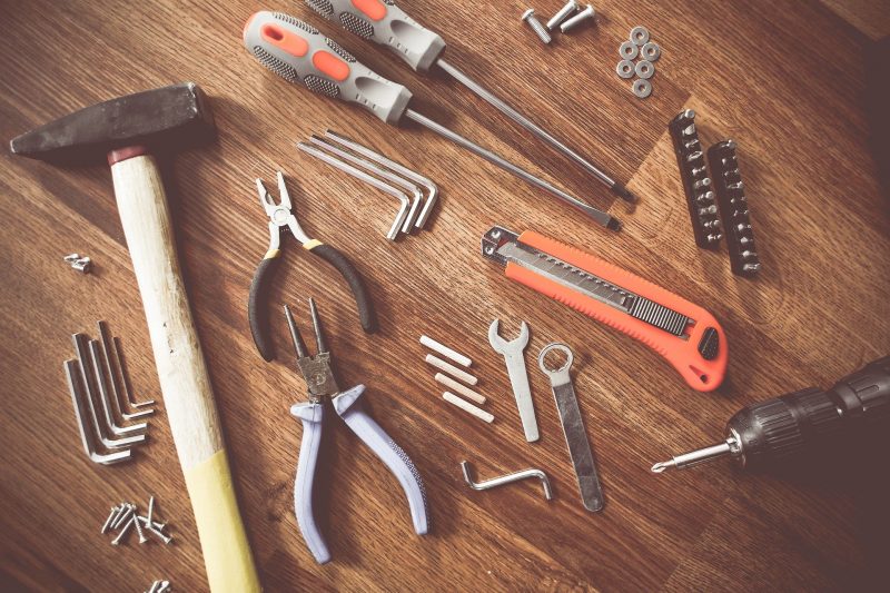 A large Number Of Tools For renovating Home