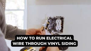 How To Run Electrical Wire Through Vinyl Siding - Construction How