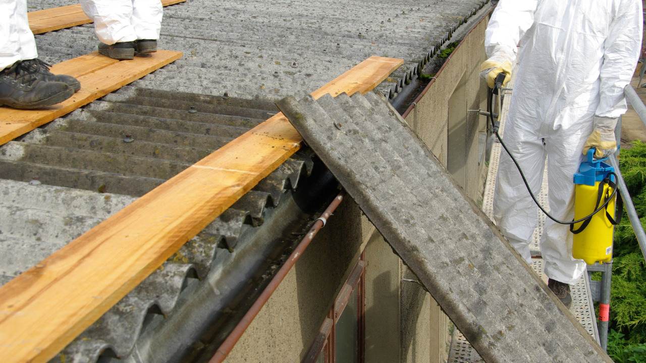 The Location And Structure Of Asbestos Roof.