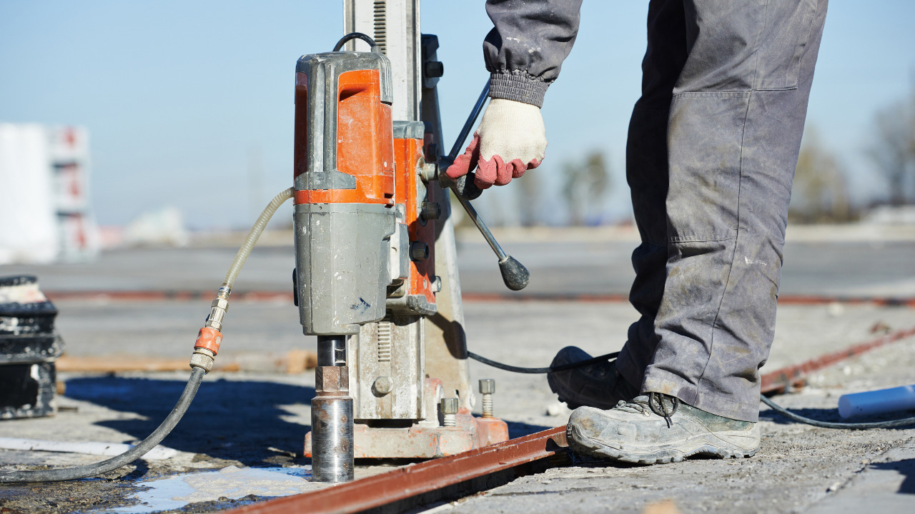 How to drill into discount concrete without a hammer drill