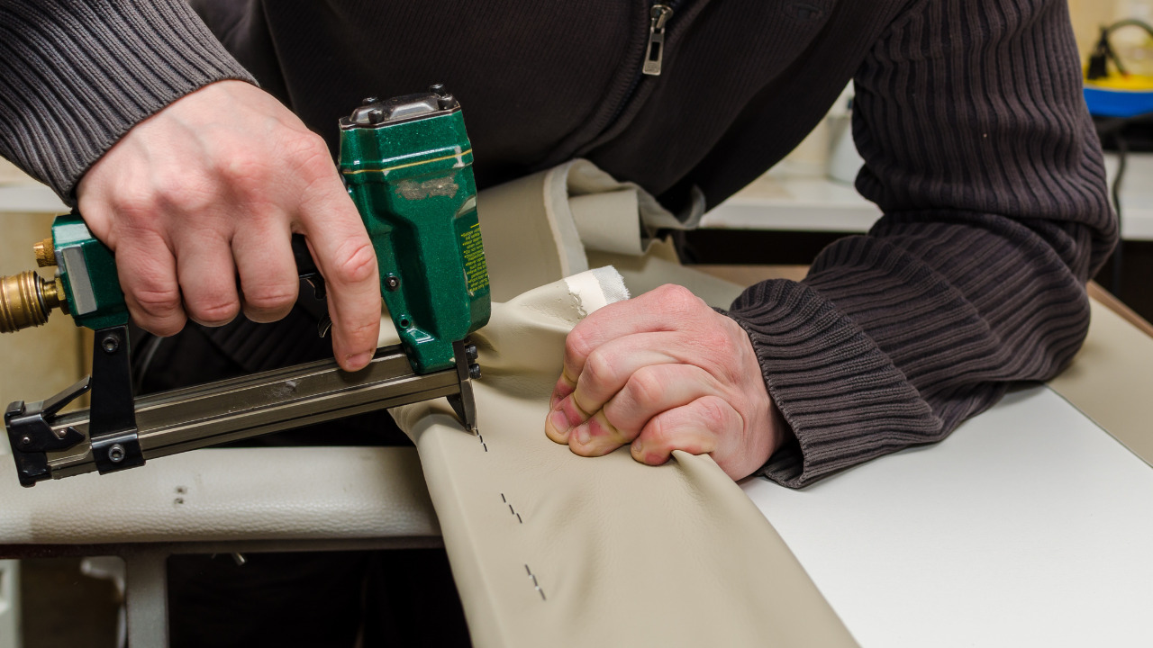 Cover Uncovered Studs With A Stapler