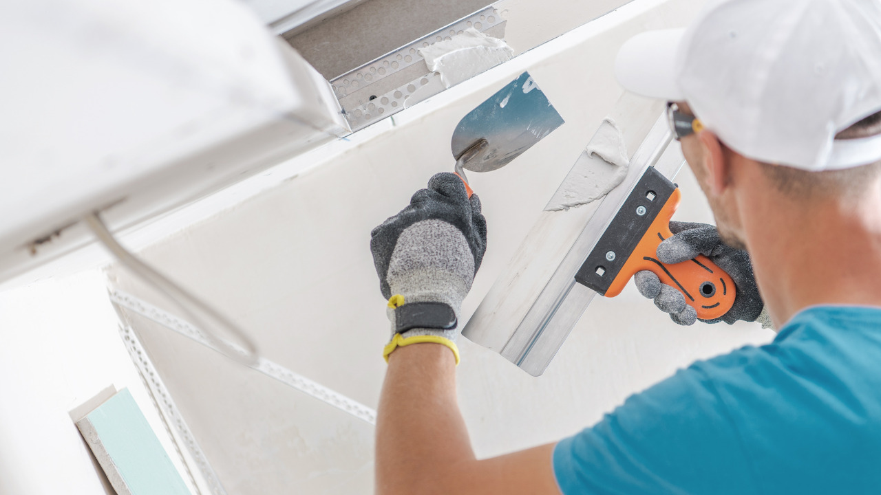  Cover the Unfinished Basement Ceiling With Fabric Staple Sheet