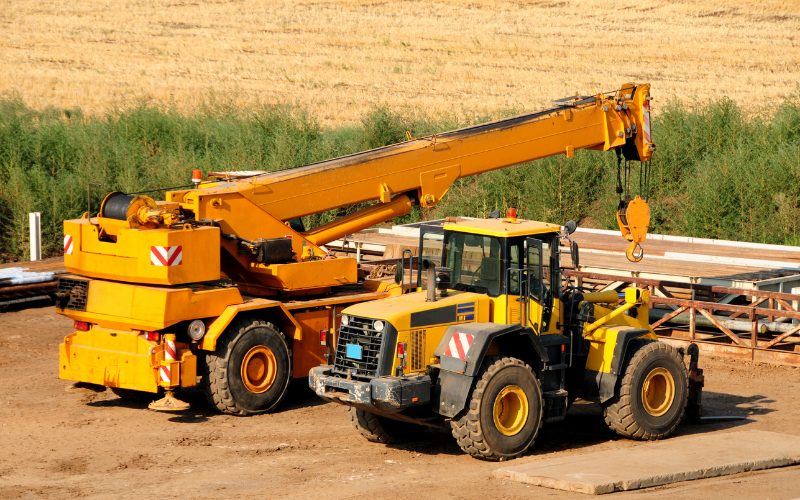 A Beneficial Used Heavy Equipment is working