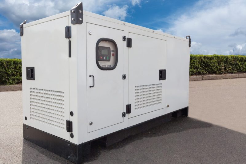  Diesel Generator Maintenance is placed near home lawn