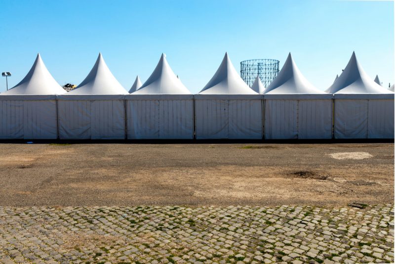 A Printed Gazebo with gray color