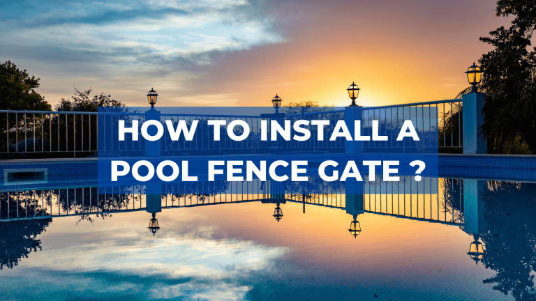 How To Install A Pool Fence Gate - Construction How