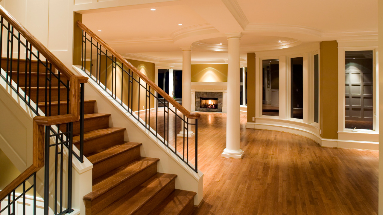 Wood Stairs Are Easy To Finish