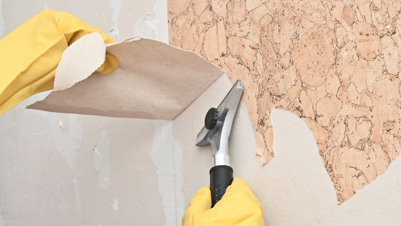Remove Leftover Adhesive From The Wall.