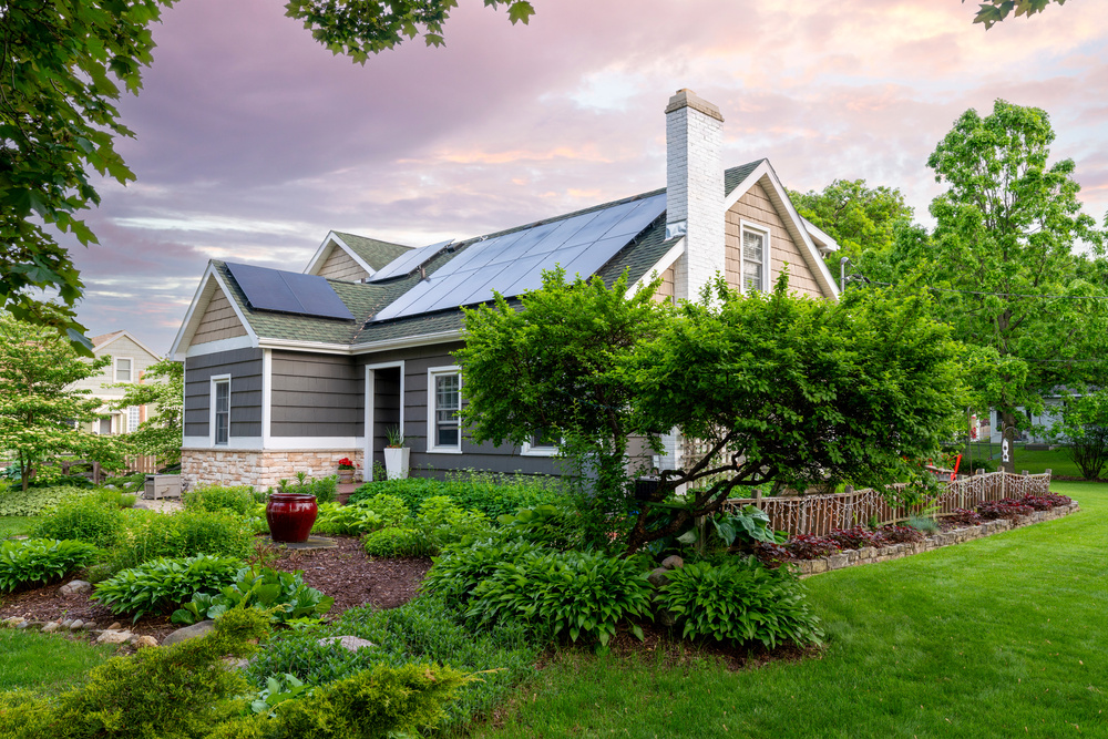 A House With Green Trees Gives A Refreshing Look