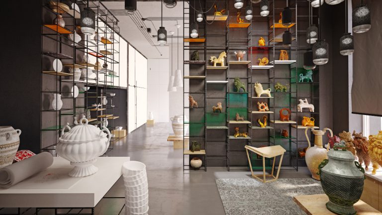 Interior Design Of A Home With Antique Collection - Construction How