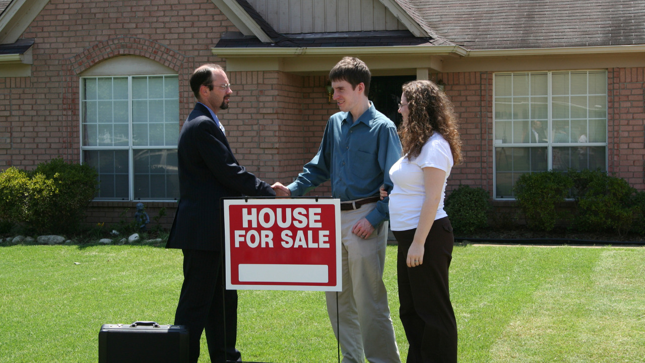 a couple with a buyer