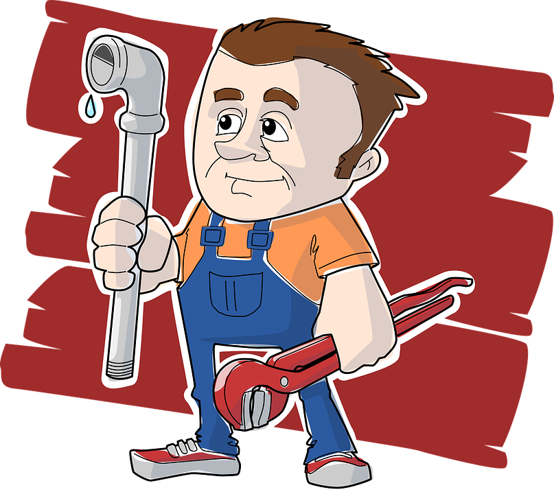 plumber cartoon