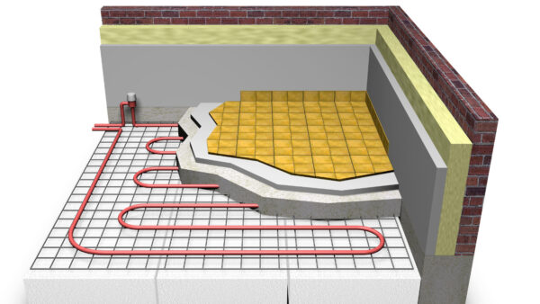 Internal floor heating