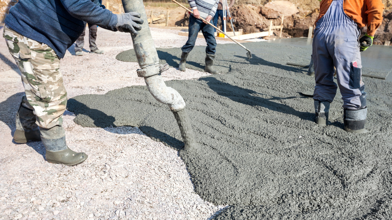 Concrete pouring