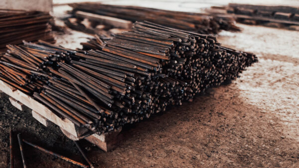 Corroded reinforcing bars