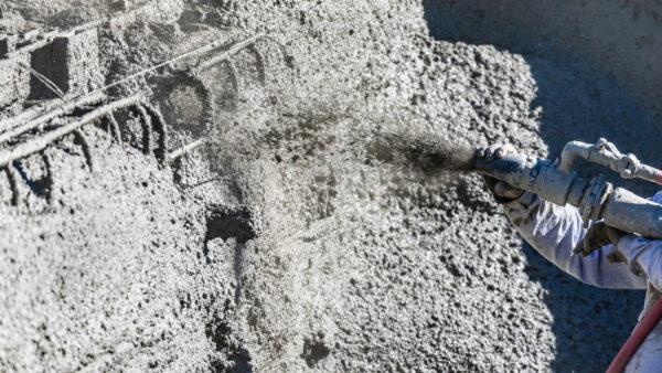 Shotcrete application