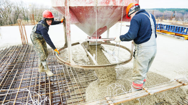 Casting of reinforced concrete