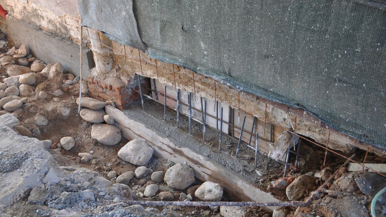 Underpinning in construction