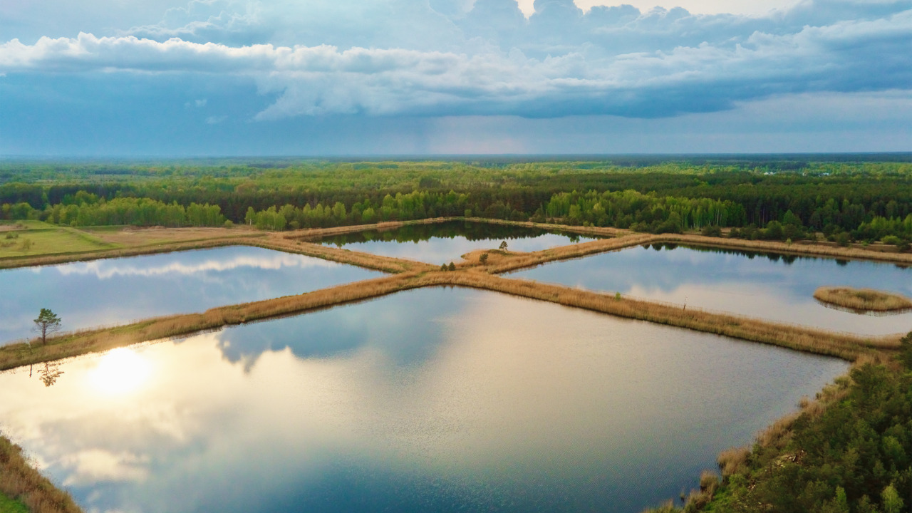 Detention ponds for storm water management