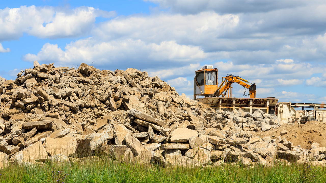 Concrete recycling