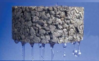 A demonstration of pervious concrete