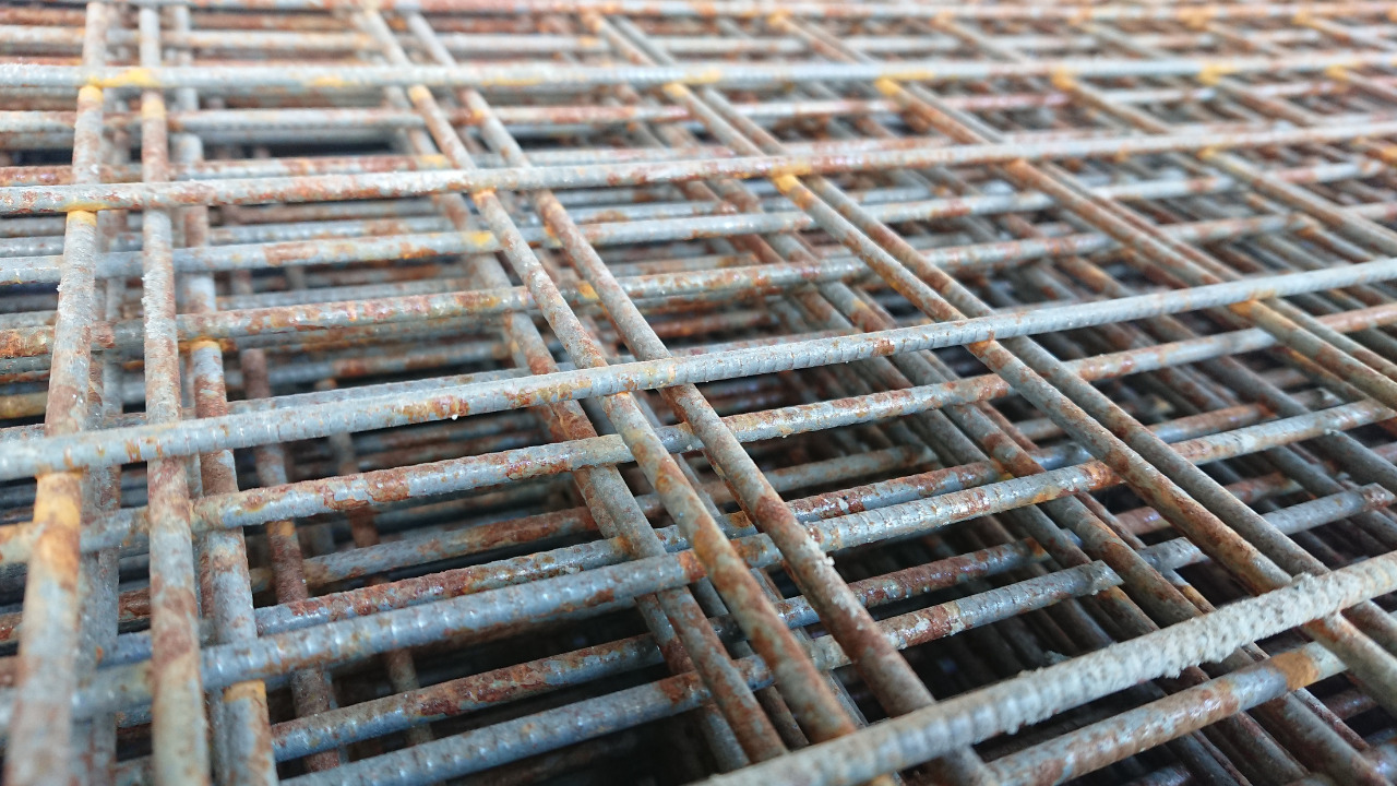 Steel mesh reinforcement