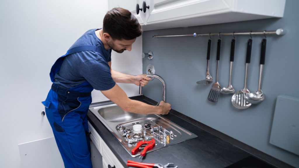 How to Remove the Kitchen Faucet Construction How