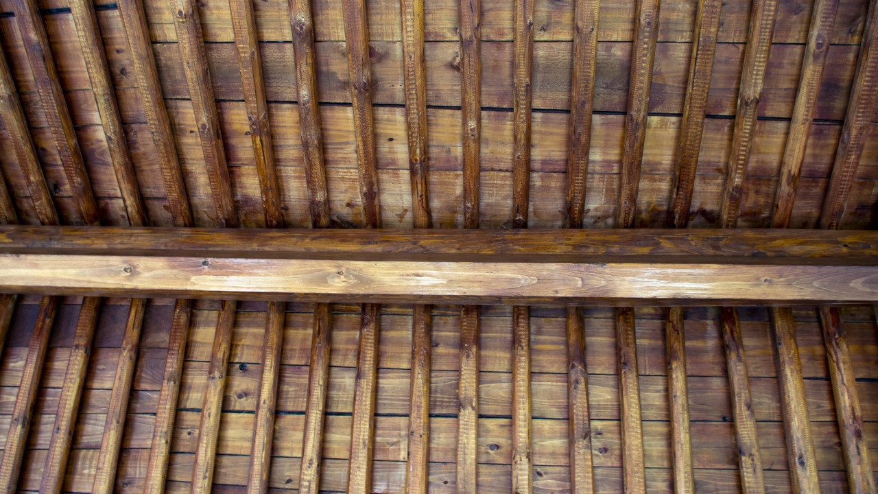 Rafters spaced at regular intervals