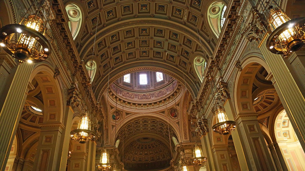 Majestic cathedral ceiling