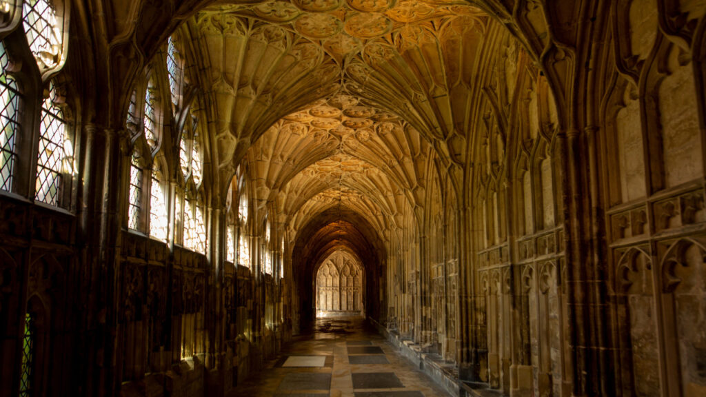 Brown Cathedral Ceilings