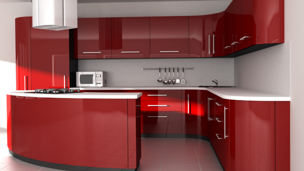 G-Shaped Galley Kitchen Idea