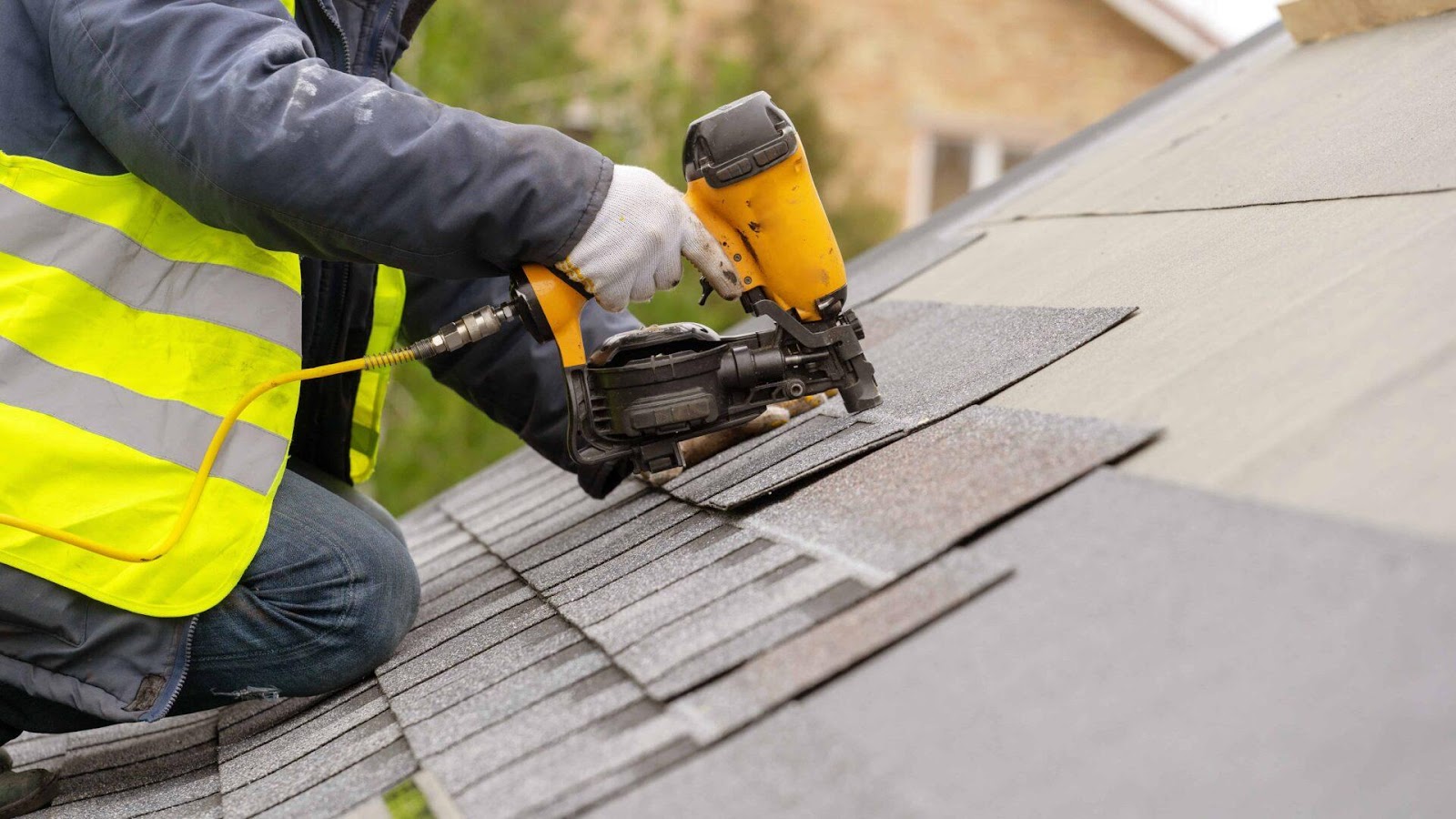 roofing with drilling
