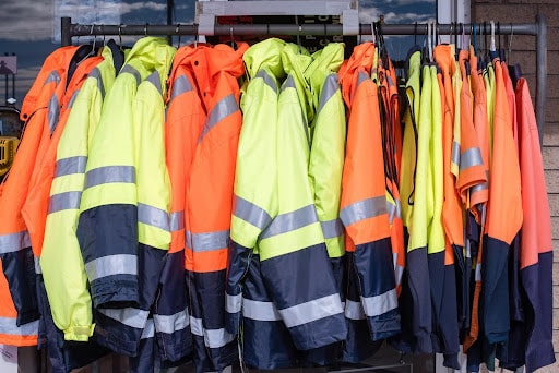 Work clothing safety on construction sites